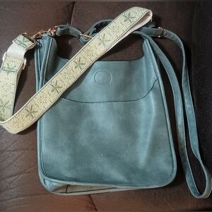 NWOT Gray Messenger Bag W/ Interchangeable Strap